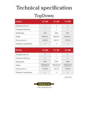 Grubber Väderstad TopDown 300