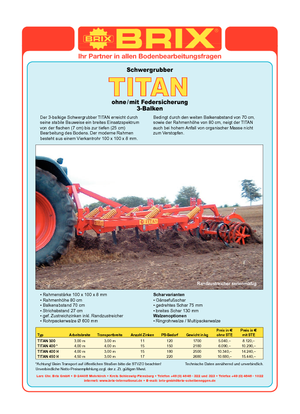 Grubber Brix Titan 400 A