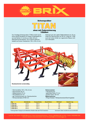 Grubber Brix Titan 300 FA RPW Ø 600