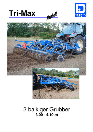 Grubber DAL-BO Tri-Max 410 H Plus