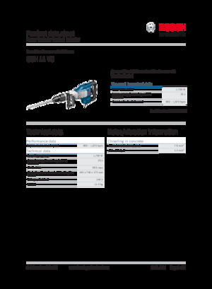 Abbruchhämmer und -Zangen Bosch GSH 11 VC