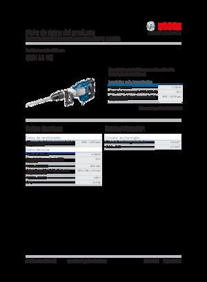 Abbruchhämmer und -Zangen Bosch GSH 11 VC