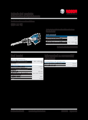 Abbruchhämmer und -Zangen Bosch GSH 11 VC