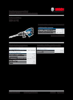 Abbruchhämmer und -Zangen Bosch GSH 11 VC