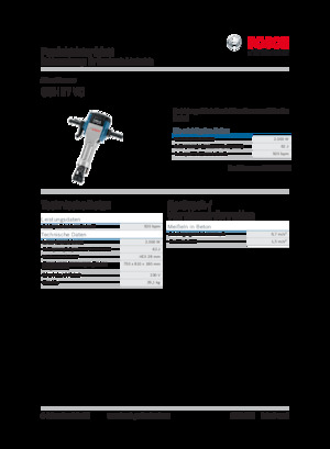 Abbruchhämmer und -Zangen Bosch GSH 27 VC