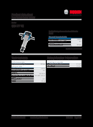 Abbruchhämmer und -Zangen Bosch GSH 27 VC