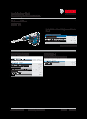 Abbruchhämmer und -Zangen Bosch GSH 7 VC