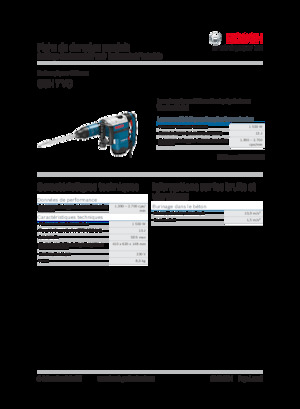 Abbruchhämmer und -Zangen Bosch GSH 7 VC
