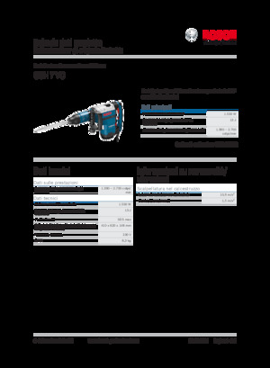 Abbruchhämmer und -Zangen Bosch GSH 7 VC