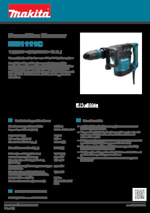 Abbruchhämmer und -Zangen Makita HM1111C