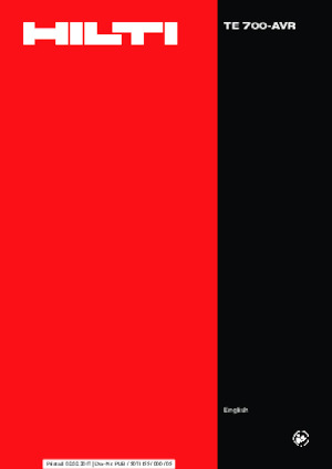 Abbruchhämmer und -Zangen Hilti TE 700-AVR