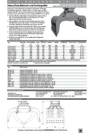 Abbruch-Sortiergreifer Kinshofer D 24 H-P 100 HD