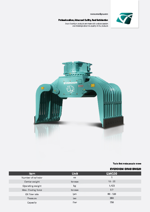 Abbruch-Sortiergreifer Everdigm EMG 20