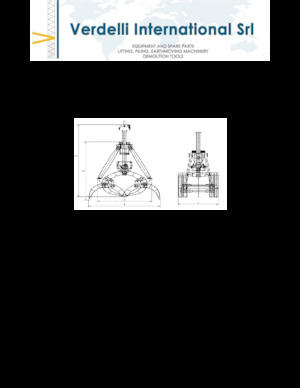 Abbruch-Sortiergreifer Verdelli F.M. 1600