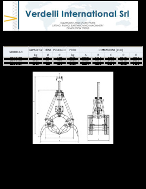 Abbruch-Sortiergreifer Verdelli F.M. 1600
