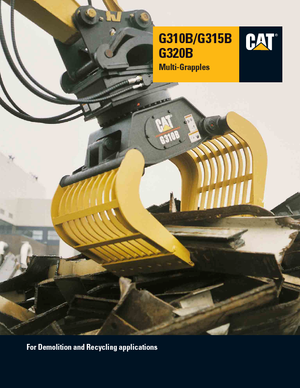 Abbruch-Sortiergreifer Caterpillar G315B/D