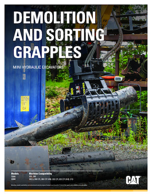 Abbruch-Sortiergreifer Caterpillar G306