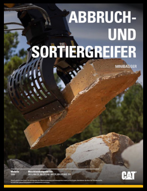Abbruch-Sortiergreifer Caterpillar G308