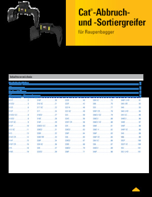 Abbruch-Sortiergreifer Caterpillar G318