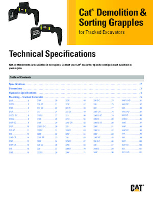 Abbruch-Sortiergreifer Caterpillar G318