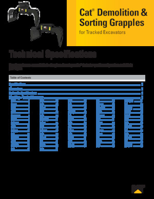 Abbruch-Sortiergreifer Caterpillar G332
