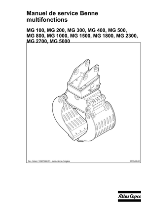 Abbruch-Sortiergreifer Atlas Copco MG 100
