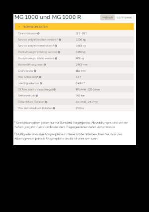 Abbruch-Sortiergreifer Epiroc MG 1000 