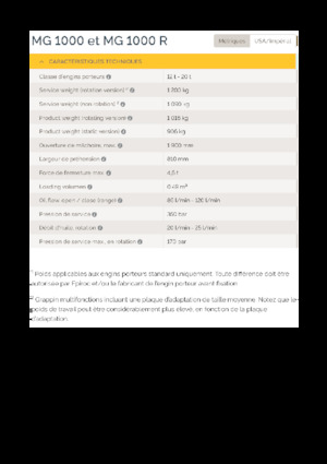 Abbruch-Sortiergreifer Epiroc MG 1000 