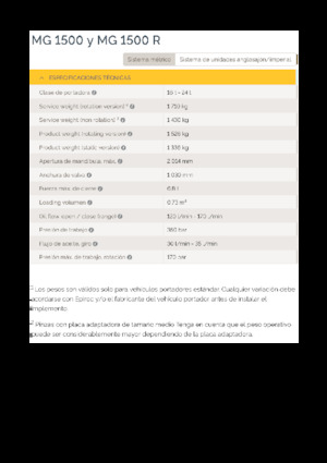 Abbruch-Sortiergreifer Epiroc MG 1500 