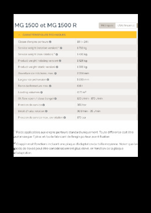 Abbruch-Sortiergreifer Epiroc MG 1500 R 