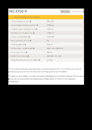 Abbruch-Sortiergreifer Epiroc MG 2700 R