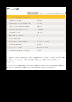 Abbruch-Sortiergreifer Epiroc MG 3000 R