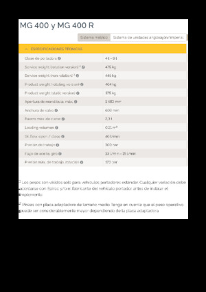 Abbruch-Sortiergreifer Epiroc MG 400