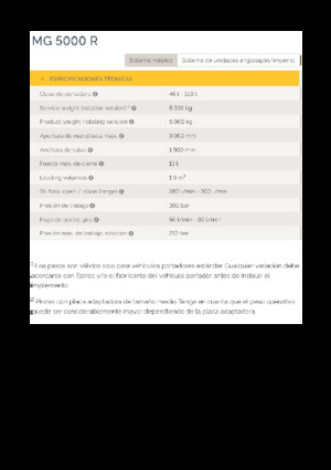 Abbruch-Sortiergreifer Epiroc MG 5000 R