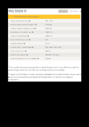 Abbruch-Sortiergreifer Epiroc MG 5000 R