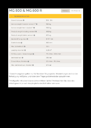 Abbruch-Sortiergreifer Epiroc MG 800 R 