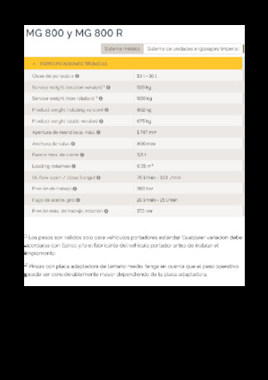 Abbruch-Sortiergreifer Epiroc MG 800 R 