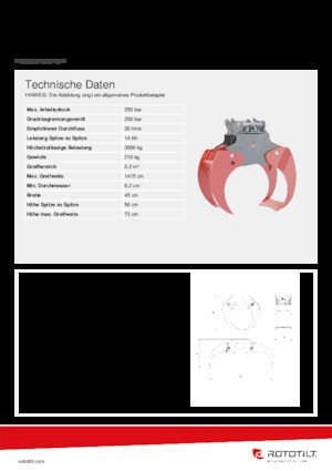 Abbruch-Sortiergreifer Rototilt® MG2
