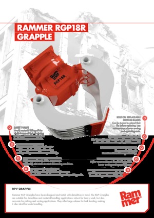 Abbruch-Sortiergreifer Rammer RGP18R