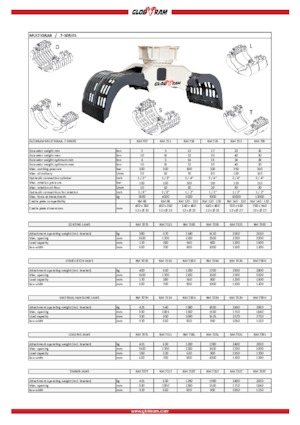 Abbruch-Sortiergreifer Globram RM 739D