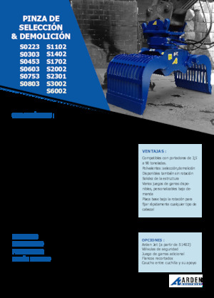 Abbruch-Sortiergreifer Arden S6002