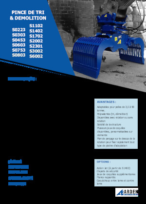Abbruch-Sortiergreifer Arden S6002