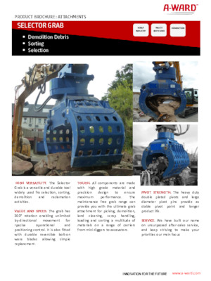 Abbruch-Sortiergreifer A-Ward S200