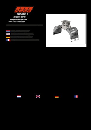 Abbruch-Sortiergreifer ACDE S400-D