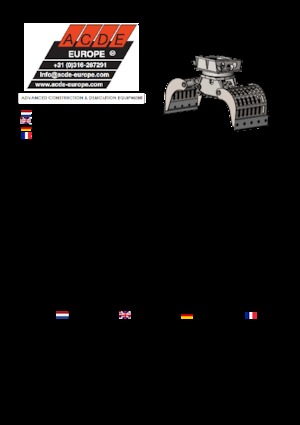 Abbruch-Sortiergreifer ACDE S603-D