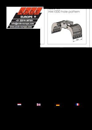 Abbruch-Sortiergreifer ACDE S803-ZD