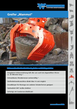 Abbruch-Sortiergreifer WIMMER SG 4.0