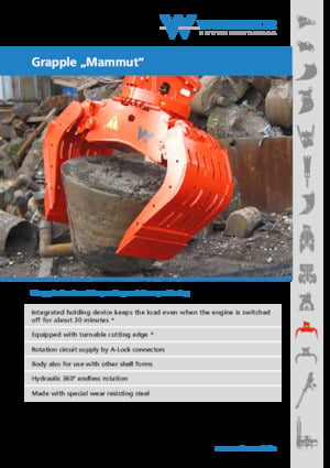 Abbruch-Sortiergreifer WIMMER SG 2.3