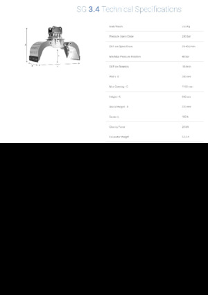 Abbruch-Sortiergreifer Promove SG 3.4
