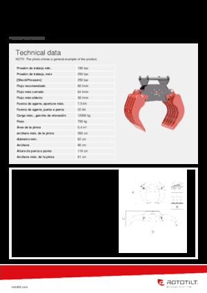 Abbruch-Sortiergreifer Rototilt® SOG80